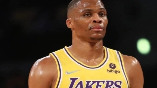 Russell Westbrook, jugador de Los Angeles Lakers.