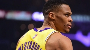 Russell Westbrook, jugador de Los Angeles Lakers.