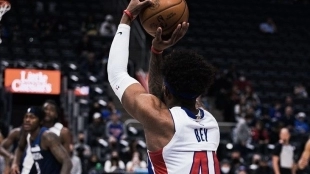Saddiq Bey, jugador de Detroit Pistons.