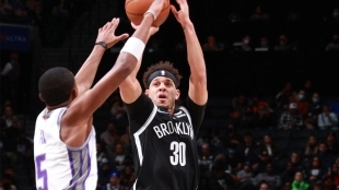 Seth Curry, jugador de Brooklyn Nets. 