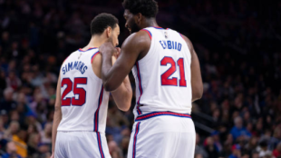 Ben Simmons y Joel Embiid, ¿pueden jugar juntos? Foto: gettyimages