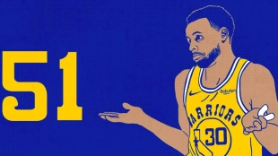 Stephen Curry, jugador de los Warriors. Imagen: @warriors