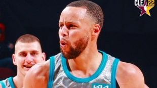 Stephen Curry, MVP del All Star Game 2022 de Cleveland. 