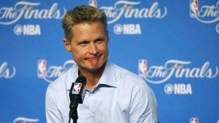 Steve Kerr, técnico de los Warriors.