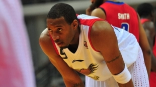 Tracy McGrady, en un partido de la liga china