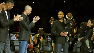 Tony Parker, estrella de los Spurs. 