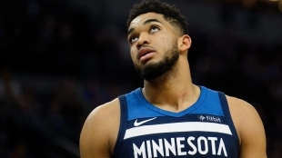 Karl-Anthony Towns, jugador de Minnesota Timberwolves