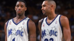 Tracy McGrady y Grant Hill en Orlando Magic.