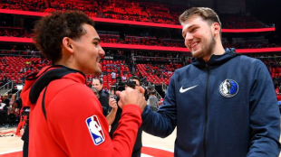Trae Young y Luka Doncic, en un Dallas-Atlanta.