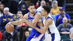 Ben Simmons, traspaso a Indiana Pacers por Brogdon y LeVert. Foto: gettyimages