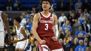 Tyrell Terry, con la camiseta de Stanford. 
