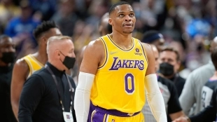 Russell Westbrook, problema interno para Lakers. Foto: gettyimages