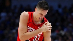 Zach Collins, jugador de Portland Trail Blazers.