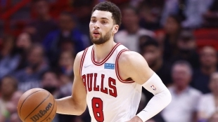 Zach LaVine, jugador de Chicago Bulls.