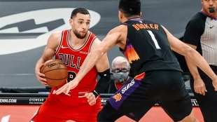 Zach LaVine, jugador de Chicago Bulls.