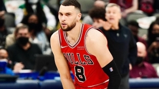 Zach LaVine, jugador de Chicago Bulls.
