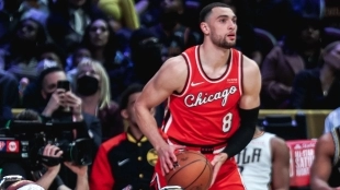 Zach LaVine, jugador de Chicago Bulls.