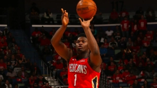 Zion Williamson, estrella de los New Orleans Pelicans.