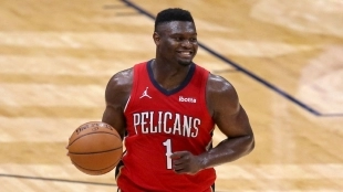 Zion Williamson, estrella de New Orleans Pelicans.
