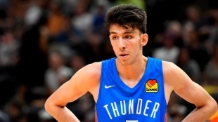 Chet Holmgren, jugador de Oklahoma City Thunder.