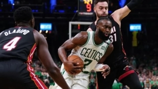 Jaylen Brown, jugador de Boston Celtics.