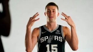 Joe Wieskamp, jugador de San Antonio Spurs.