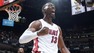 Bam Adebayo, jugador de Miami Heat.
