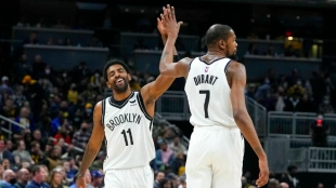Kyrie Irving y Kevin Durant no jugarán en Navidad si siguen en Brooklyn Nets.
