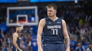 Luka Doncic, con los Dallas Mavericks