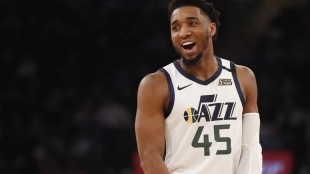 Donovan Mitchell, con los Utah Jazz