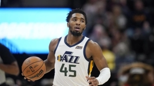 Donovan Mitchell, con los Utah Jazz