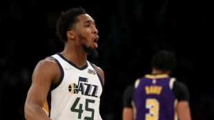 Donovan Mitchell, con los Utah Jazz