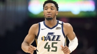 Donovan Mitchell, con los Utah Jazz