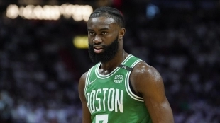 Jaylen Brown enfocado al 100% con los Boston Celtics