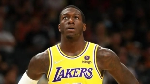 Kendrick Nunn, jugador de Los Angeles Lakers. 