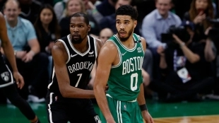 Kevin Durant y Jayson Tatum