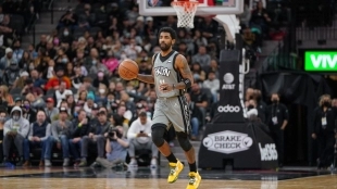 Kyrie Irving, con los Brooklyn Nets