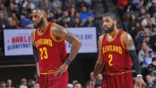LeBron James y Kyrie Irving, juntos en los Cleveland Cavaliers