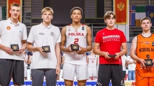 Jeremy Sochan, con la selección de Polonia Sub-16