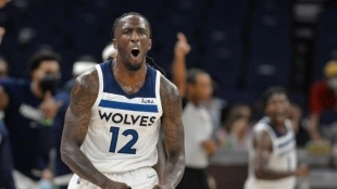 Taurean Prince, con la camiseta de Minnesota Timberwolves. 