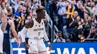 Dennis Schröder, jugador de Los Angeles Lakers.
