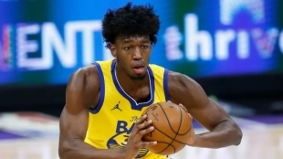 James Wiseman, jugador de Golden State Warriors.