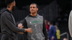 Joe Mazzulla, entrenador interino de Boston Celtics.