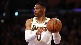 Russell Westbrook, jugador de Los Angeles Lakers.