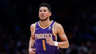 Devin Booker, jugador de Phoenix Suns. 