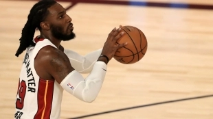 Jae Crowder jugó en los Miami Heat en 2020