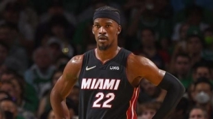 Jimmy Butler, estrella de Miami Heat. 