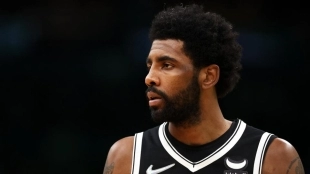 Kyrie Irving, con los Brooklyn Nets