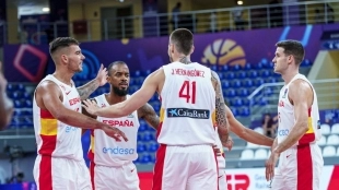 España gana a Bulgaria en Eurobasket 2022. Foto: gettyimages