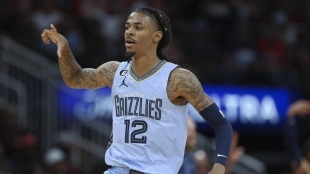 Ja Morant, estrella de Memphis Grizzlies.
